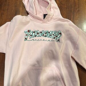 Thrasher Magazine Pink Roses Sweatshirt size medium